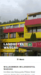 Mobile Screenshot of landhotel-wasgau.de